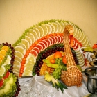 Aranjamente fructe nunta / Sculpturi fructe nunta